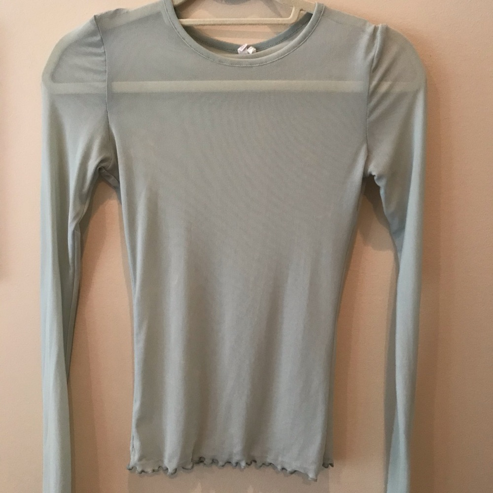 Urban outfitters sheer mesh top